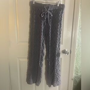 Pol crochet styled drawstring Lg pants. NWOT